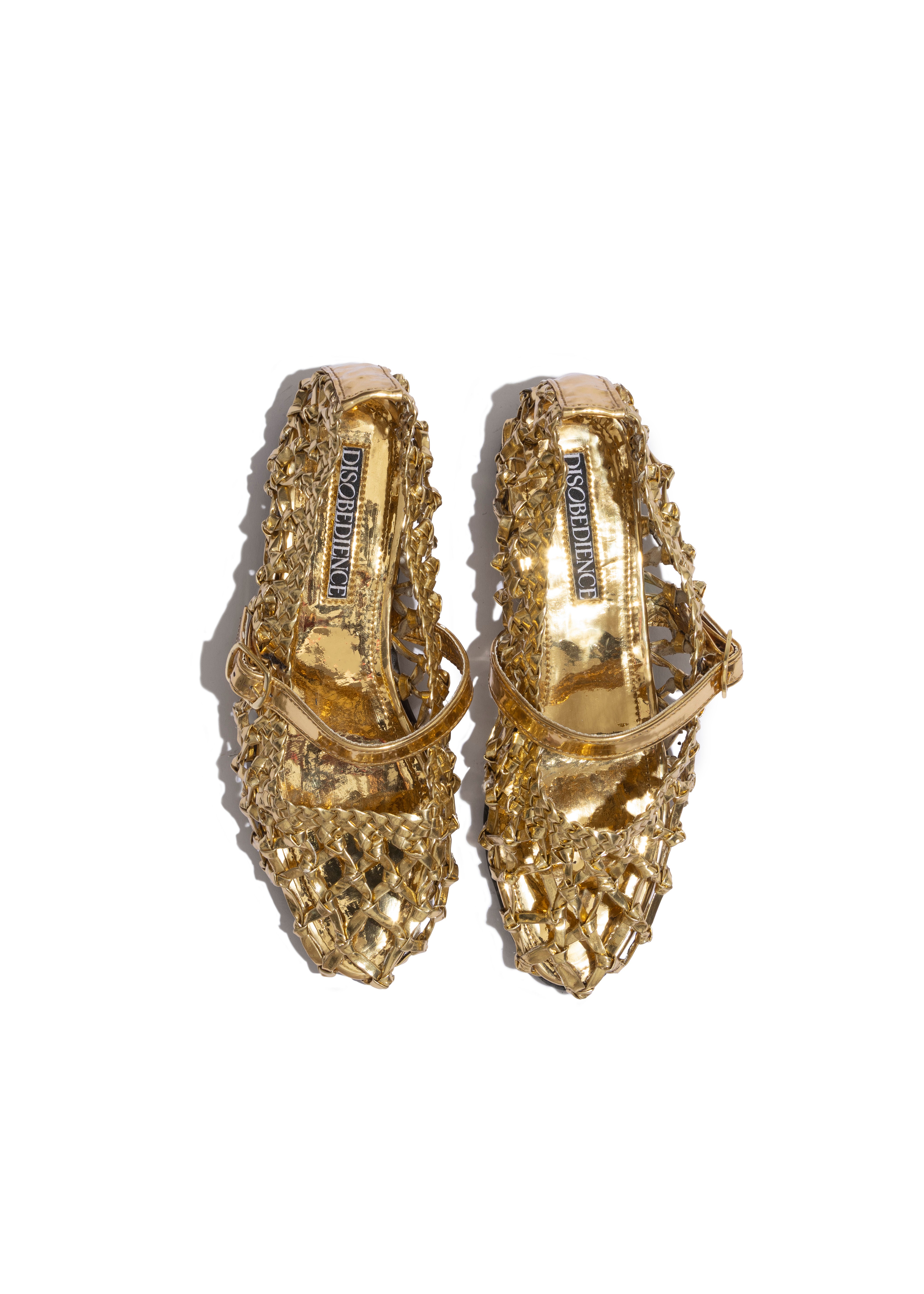 Handwoven Flats Gold