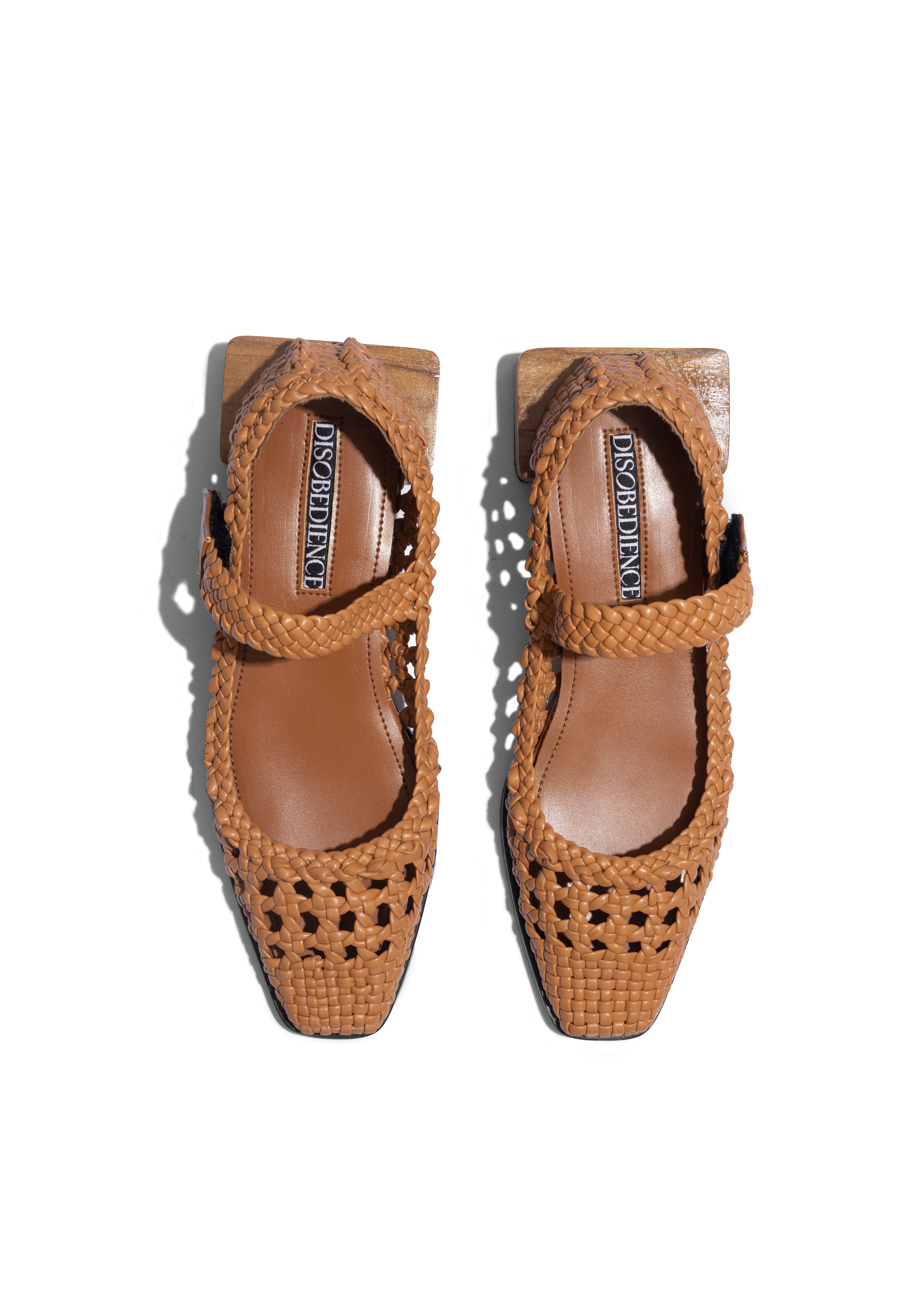 Handwoven Flats Brown