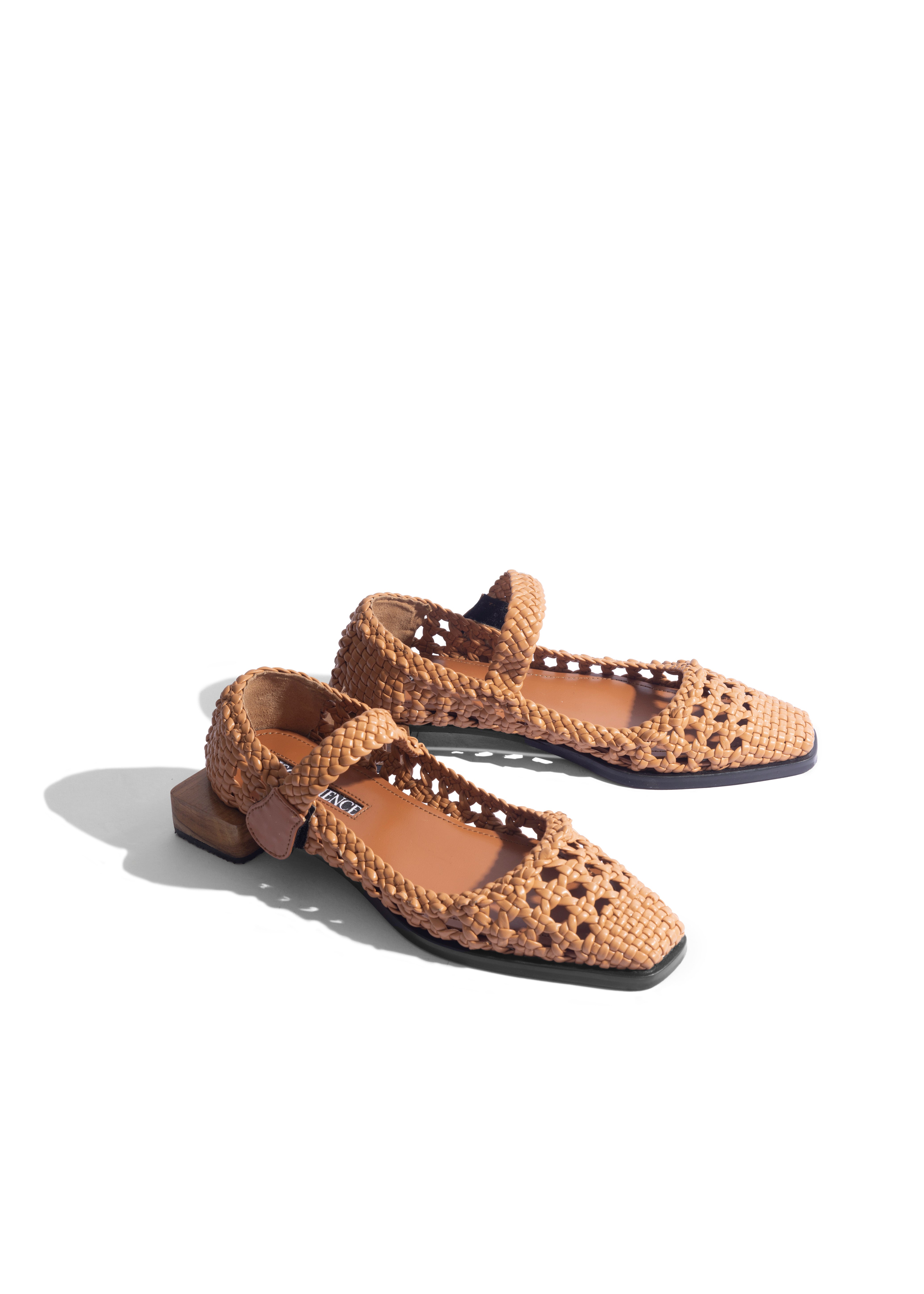 Handwoven Flats Brown