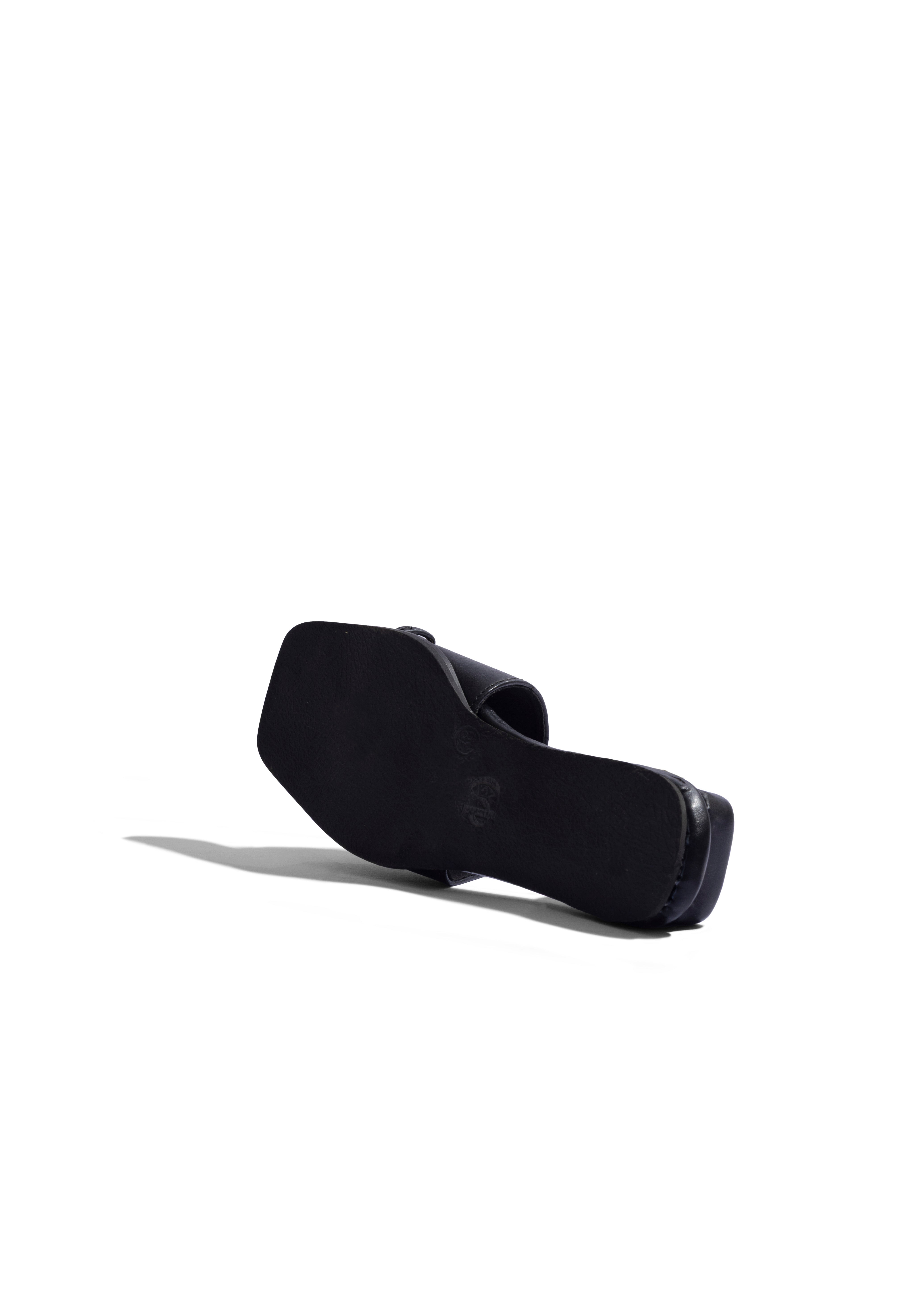 Unisex Ring Flats Black