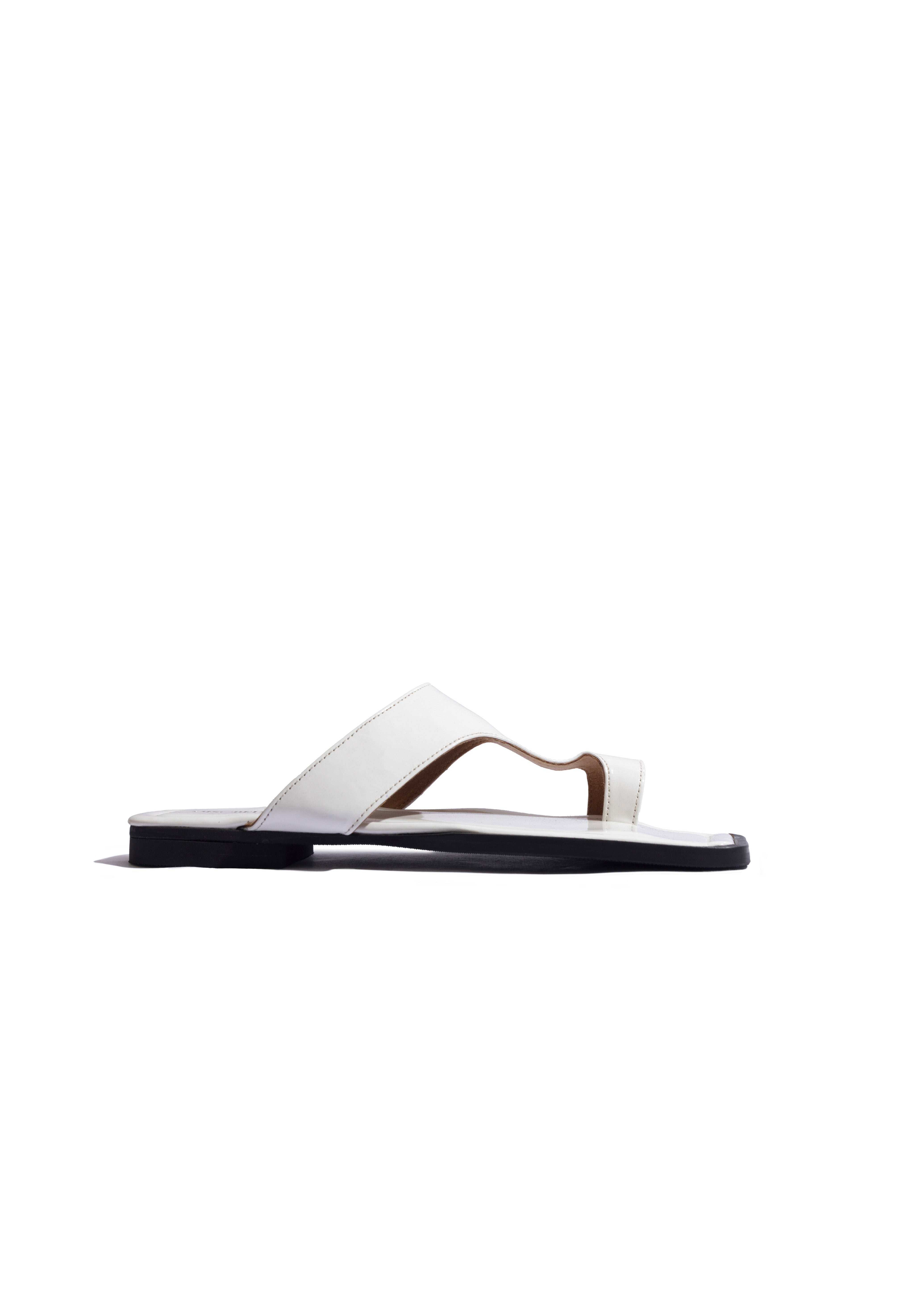 Unisex Flats White
