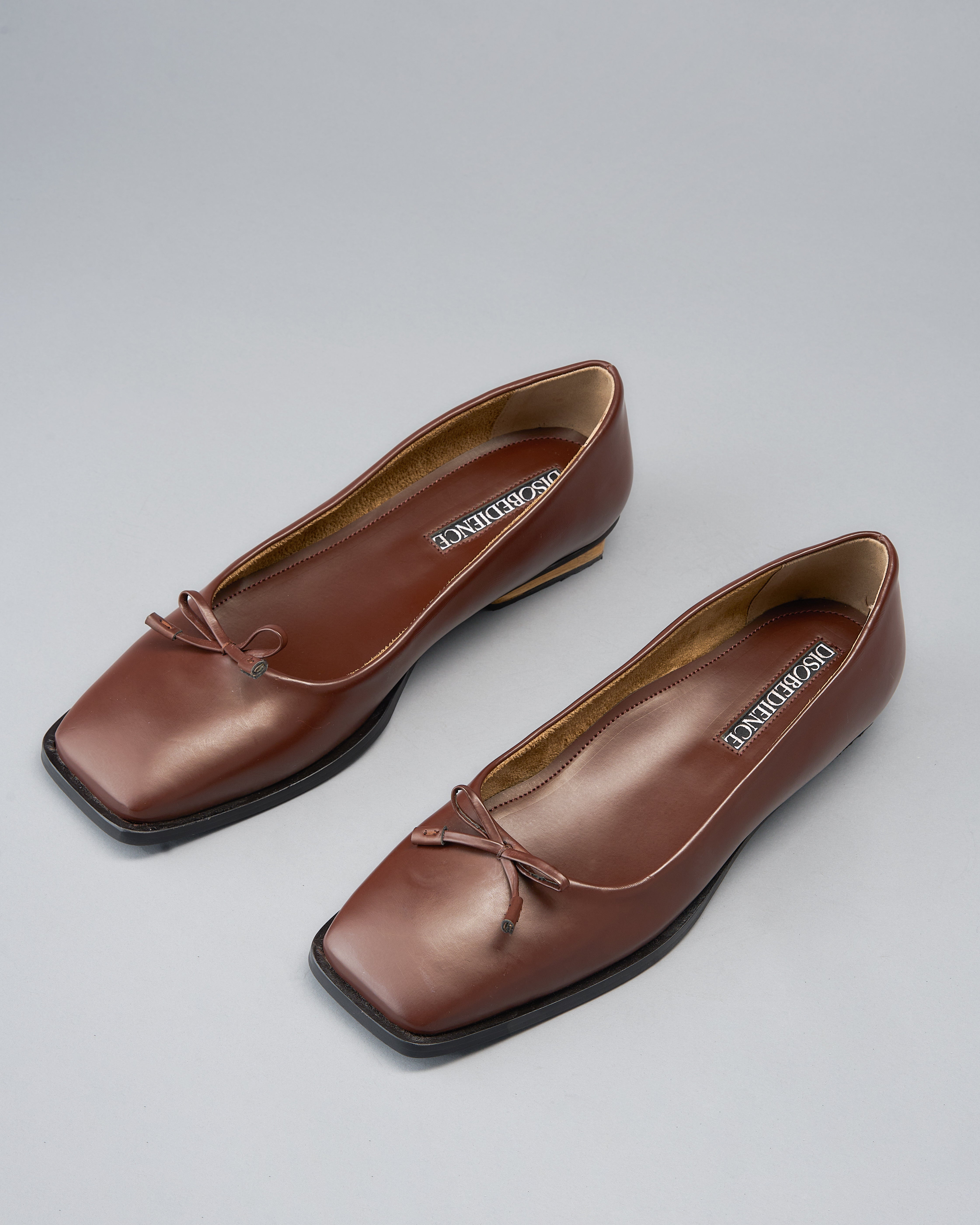 Cinnamon Vegan Leather with Teak Wood Heel