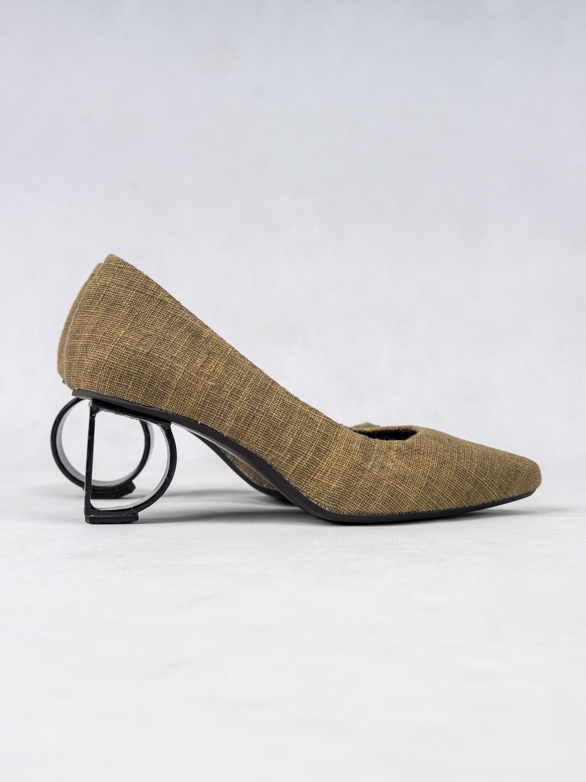 Sage Green Organic Cotton & Steel D&O Pumps