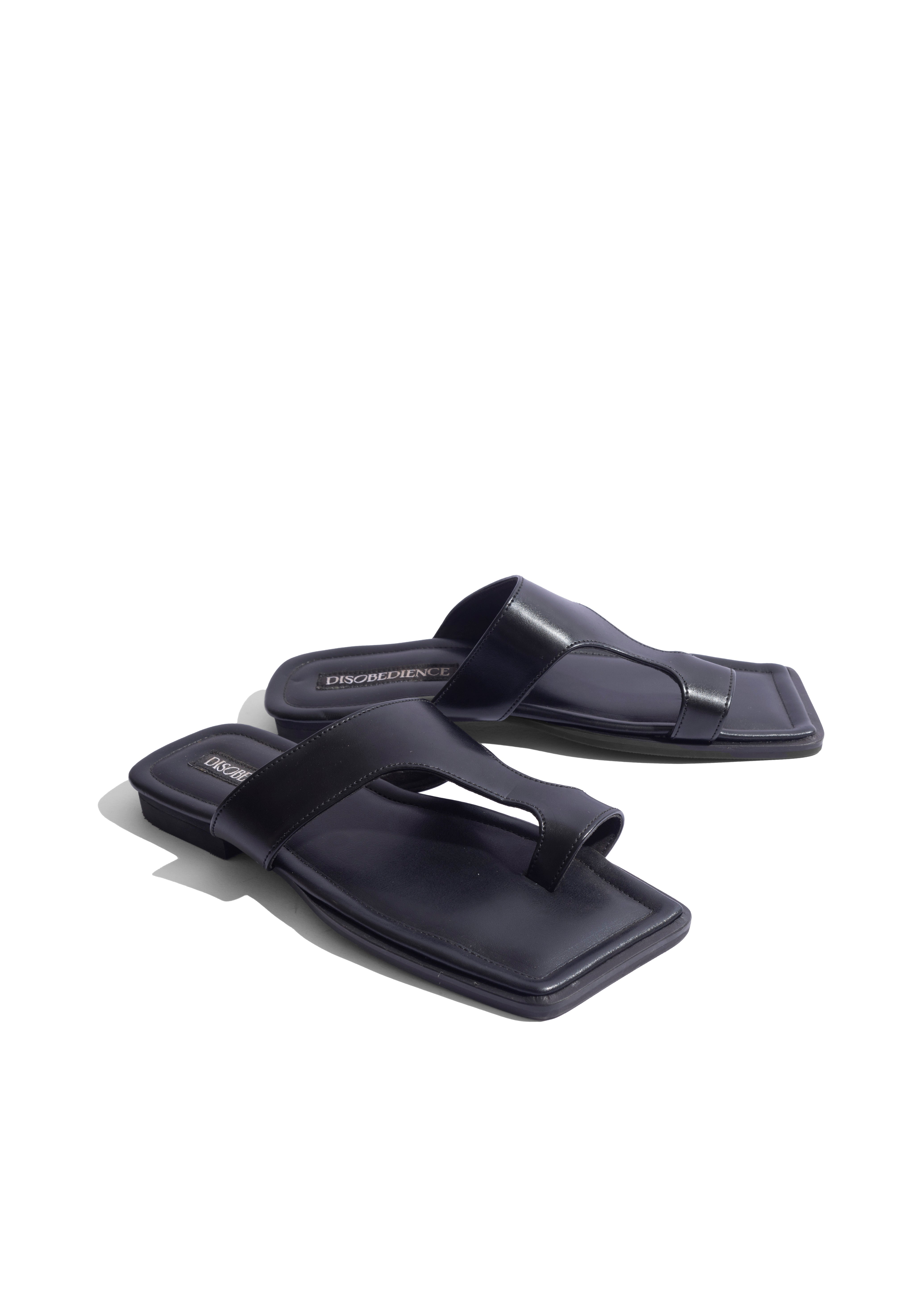 Unisex Flats Black