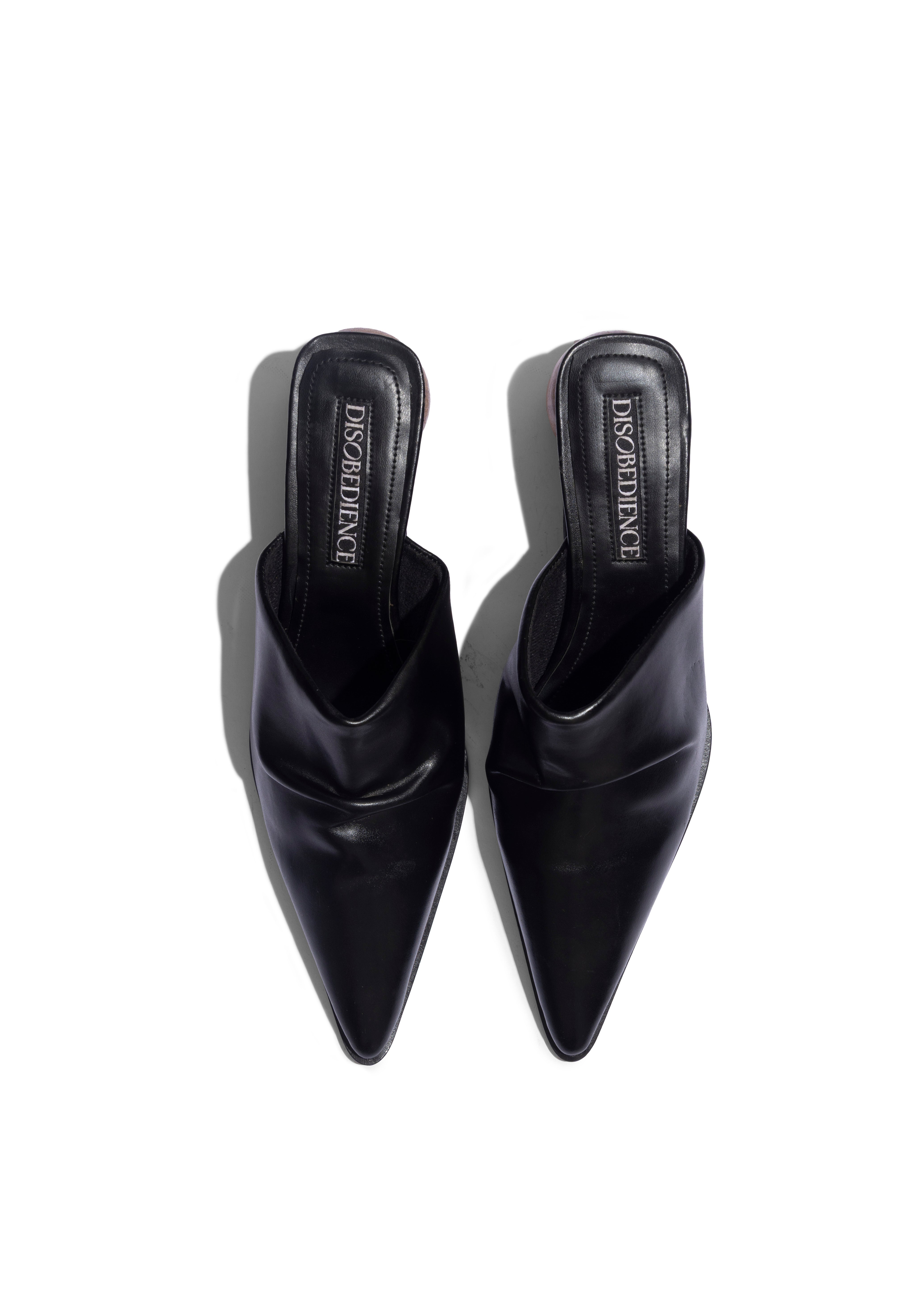 Terra Sculptural Heel Black