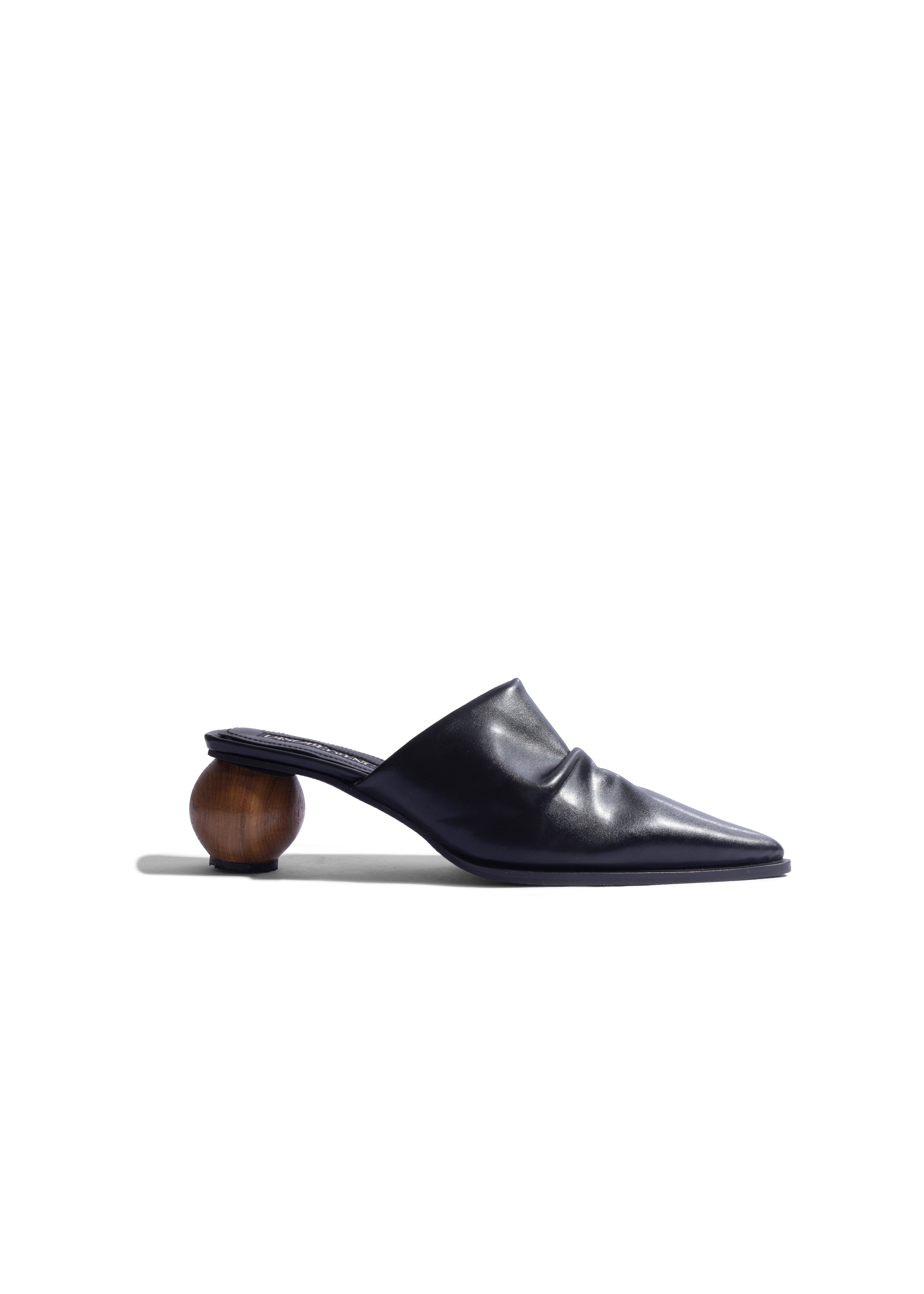 Terra Sculptural Heel Black