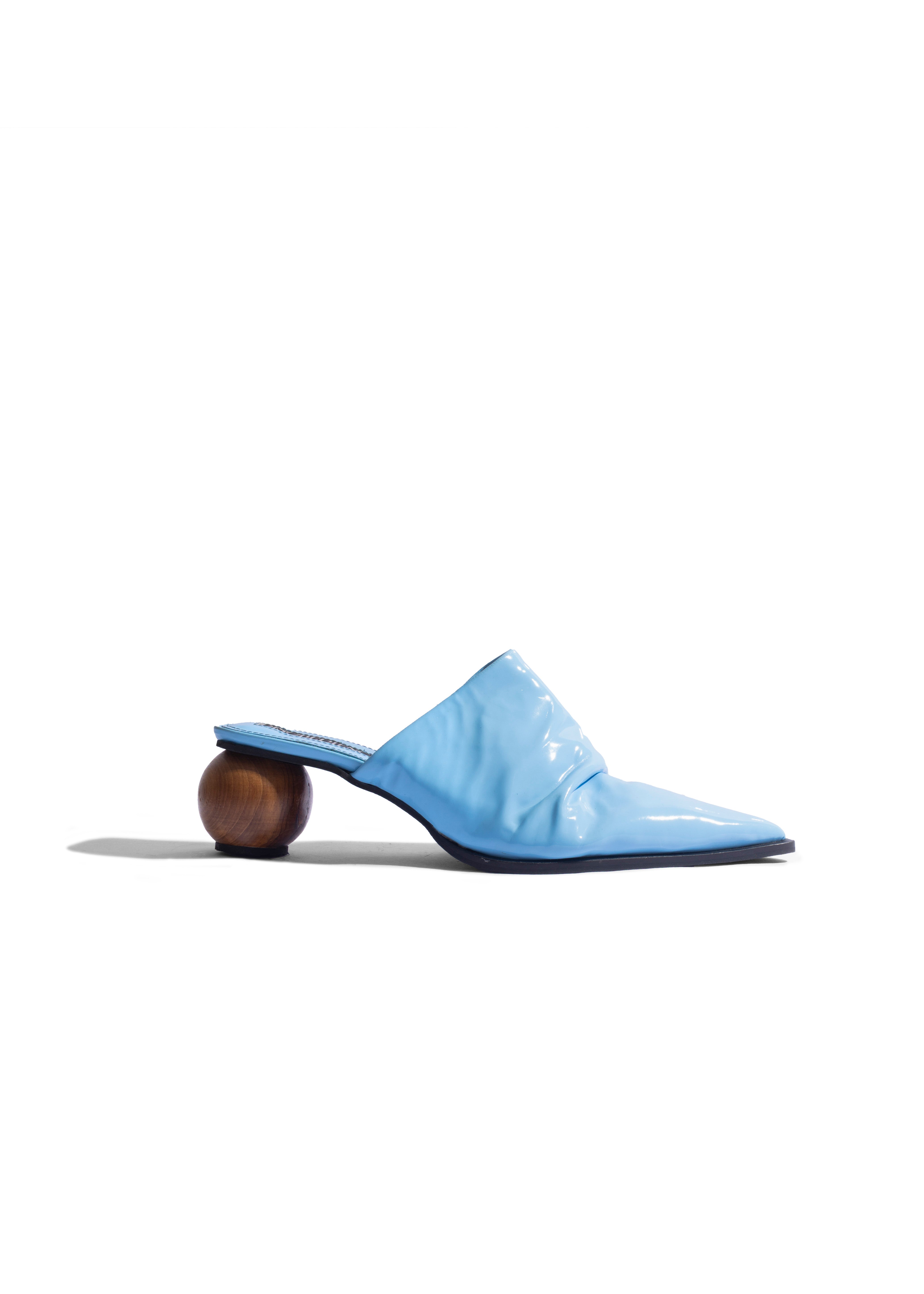 Terra Sculptural Heel Blue