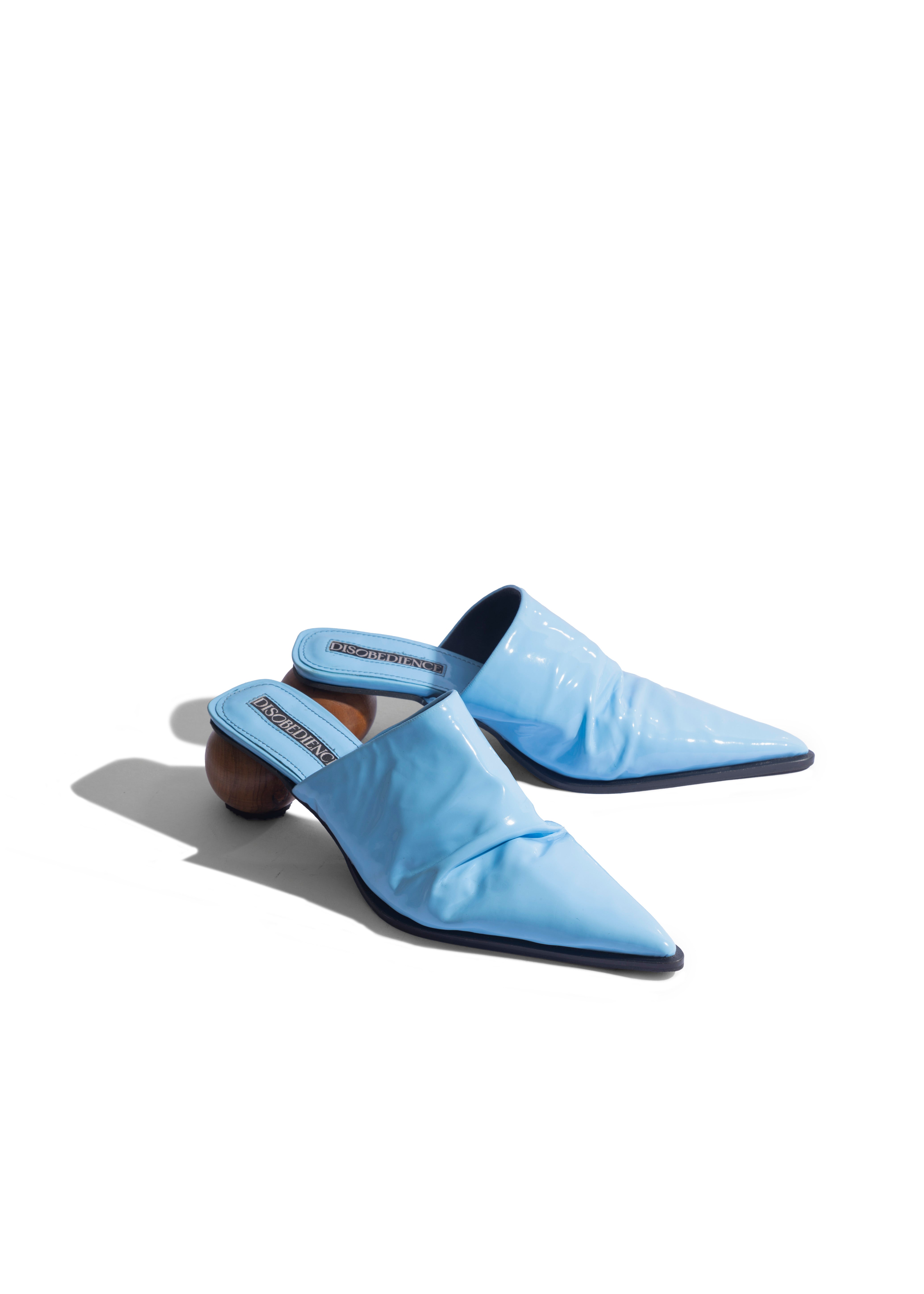 Terra Sculptural Heel Blue