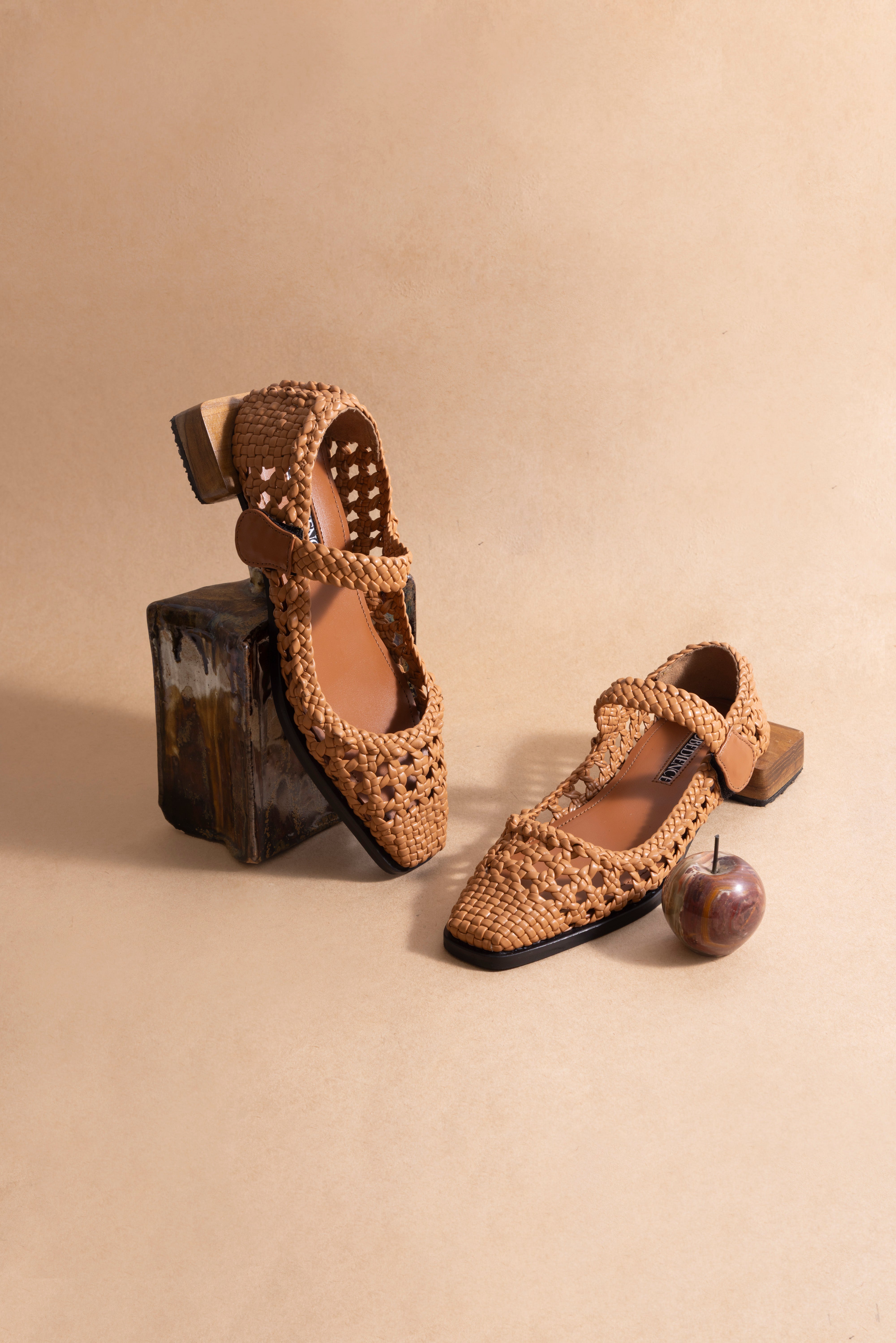 Handwoven Flats Brown