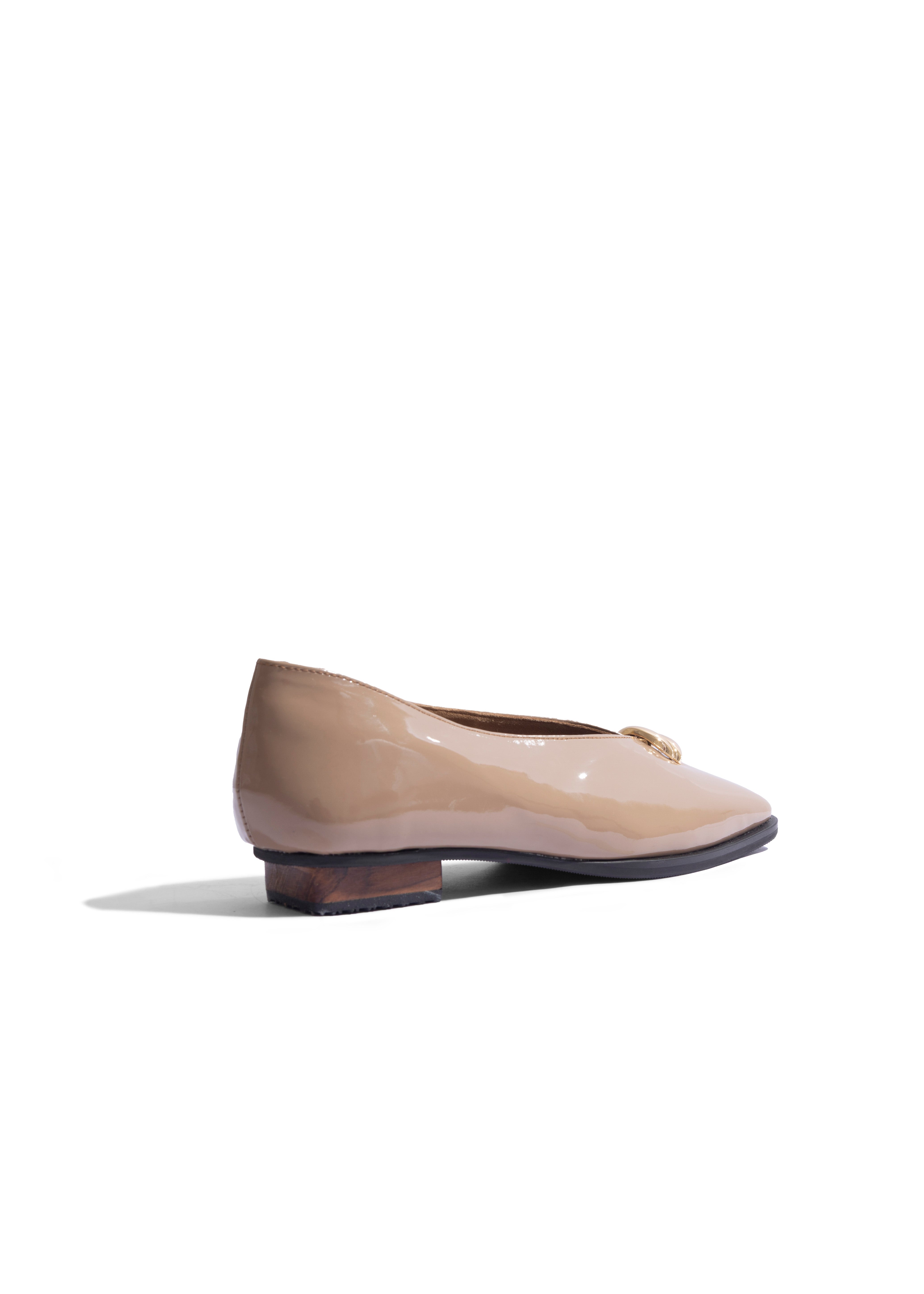 Slant-toe Donna Beige