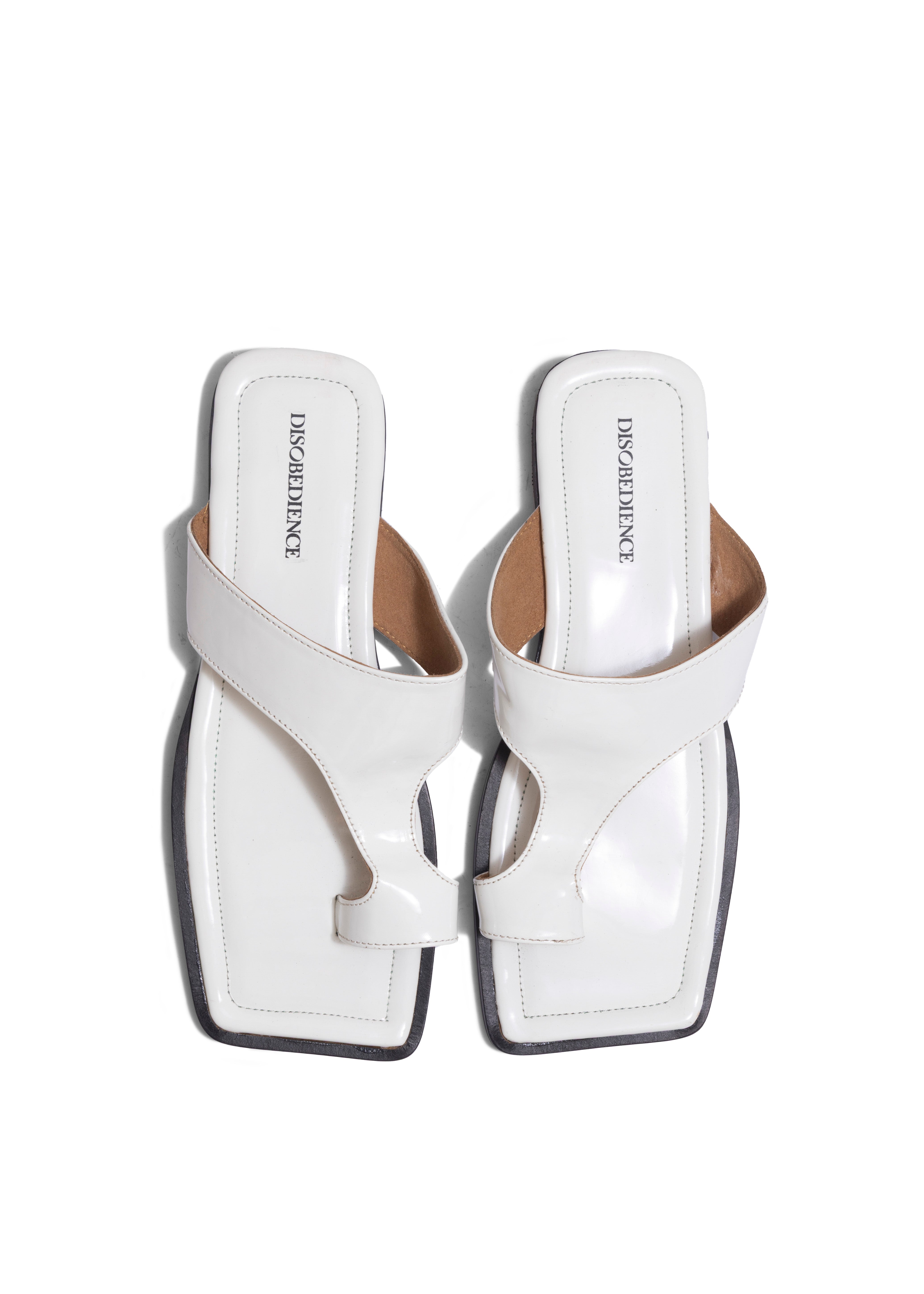 Unisex Flats White