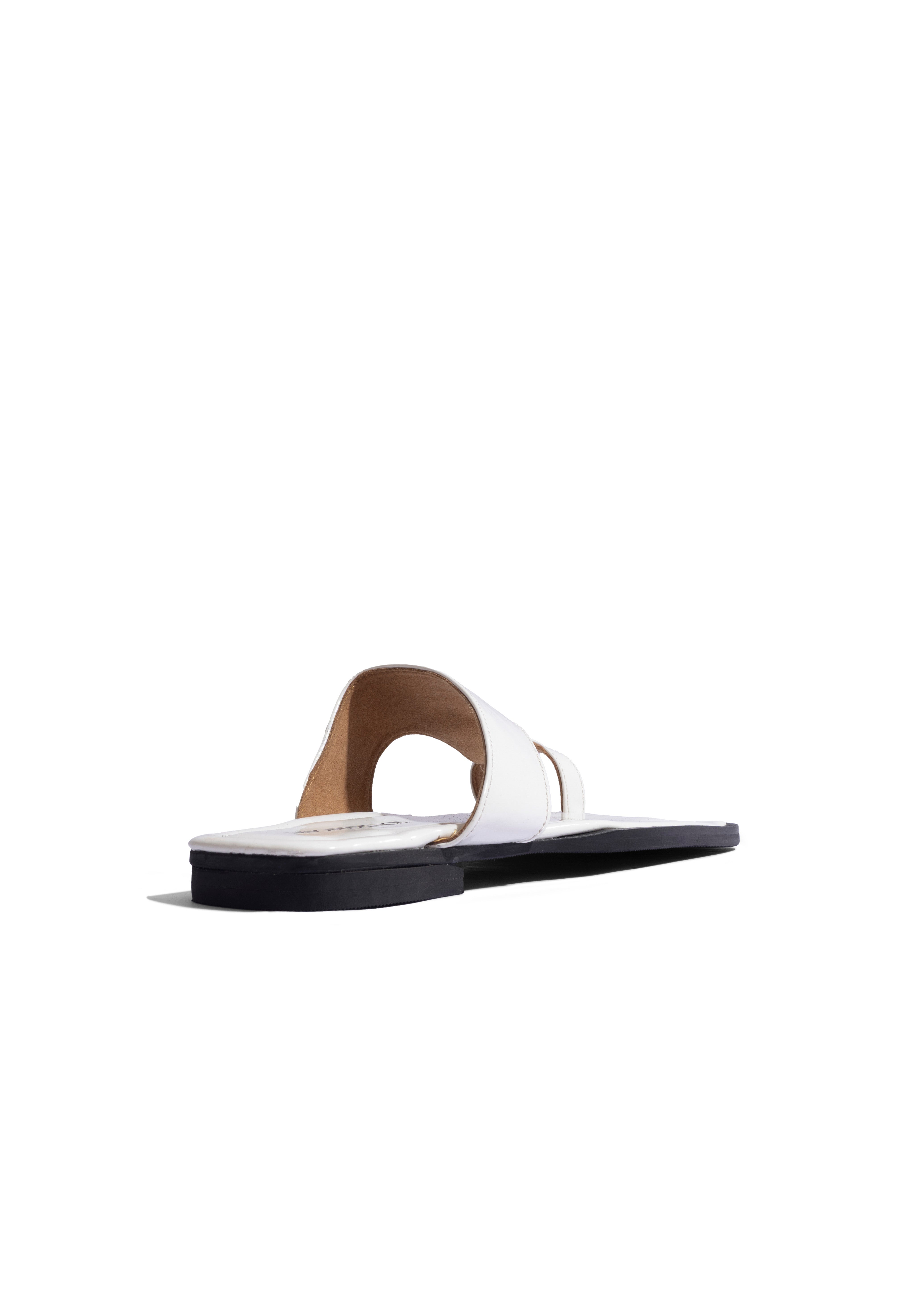 Unisex Flats White